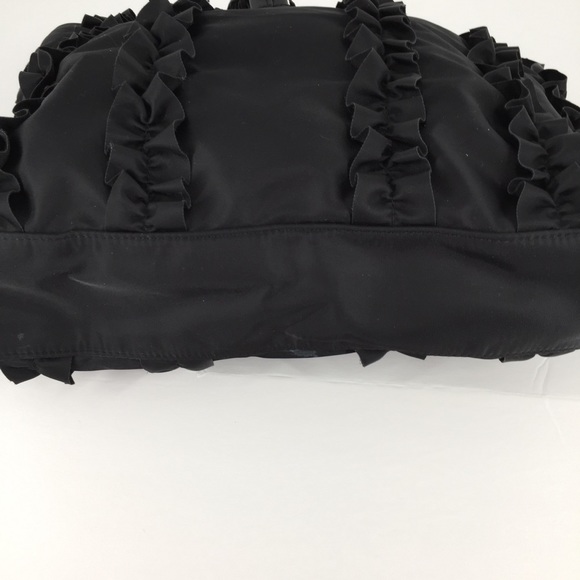 Banana Republic Black Ruffled Tote - Picture 4 of 7